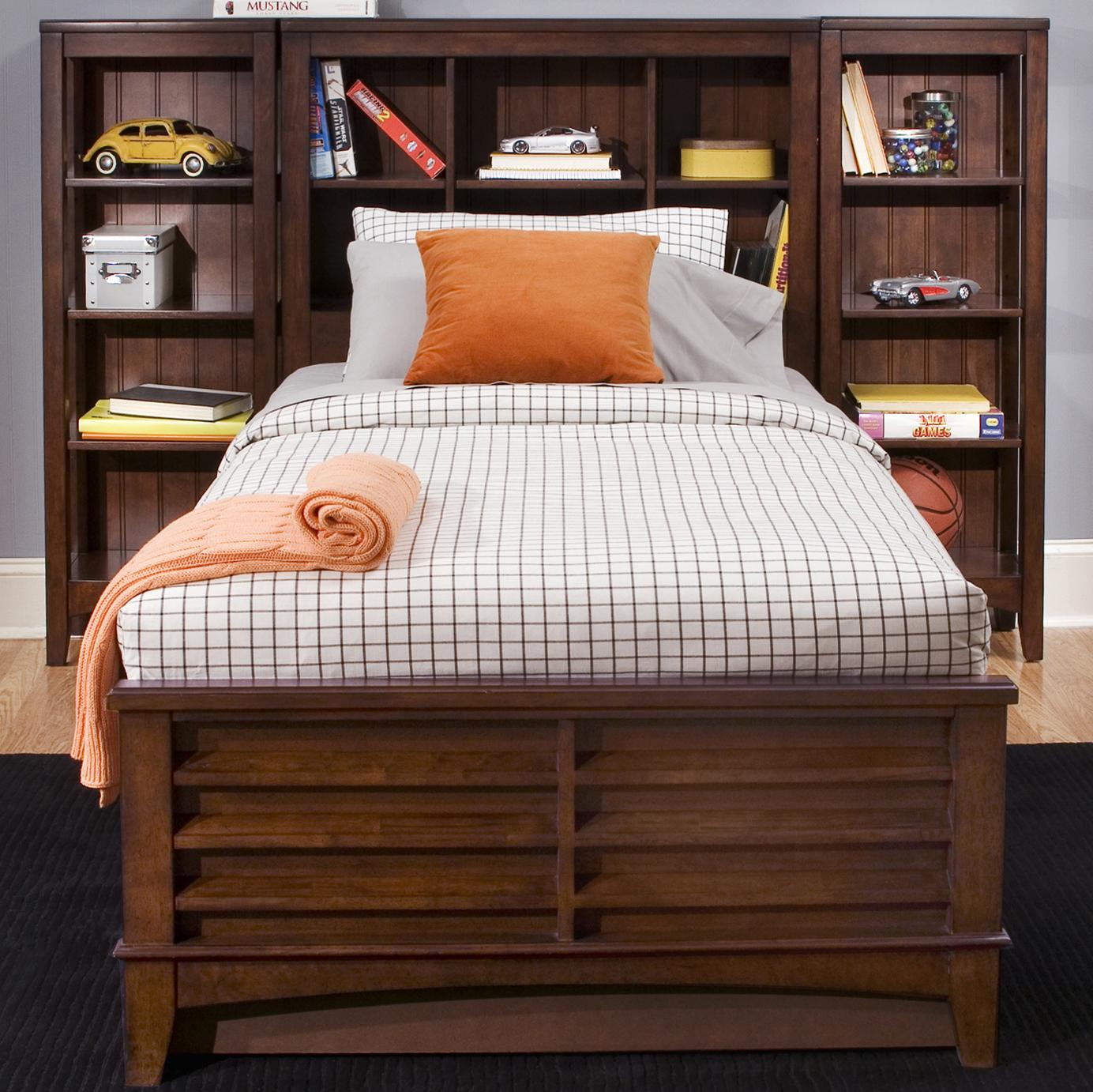 Vendor 5349 Chelsea Square Youth 628YBRFBB Full Bookcase Bed Becker Furniture World